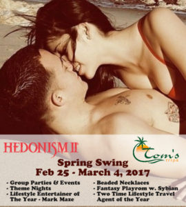 Spring swing Week at Hedonism Resort with Toms Trips