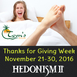 Thanksgiving week at Hedonism