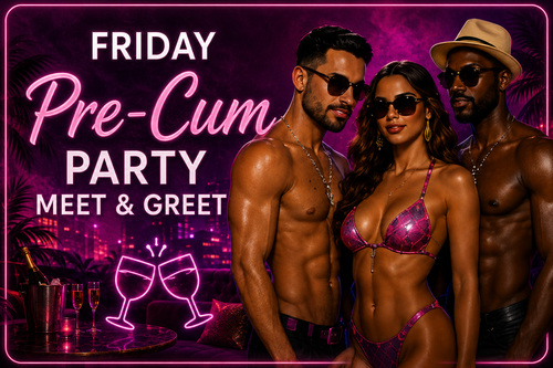 Pre-Cum Party Meet and Greet at Fall BI Week 2026 at Hedonism II