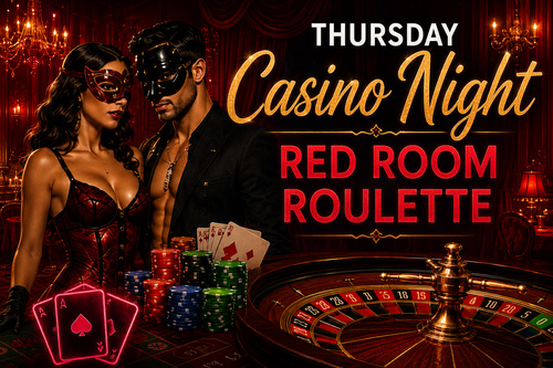 Casino Night Red Room Roulette at Fall BI Week 2026