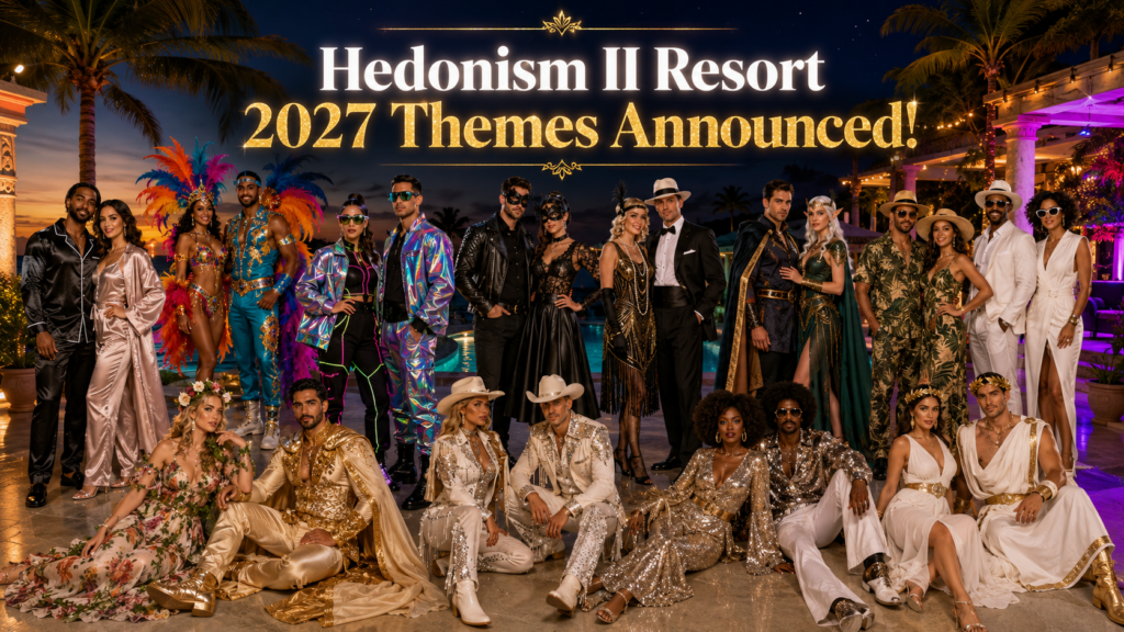 Hedonism II Resort 2027 theme-night outfit ideas